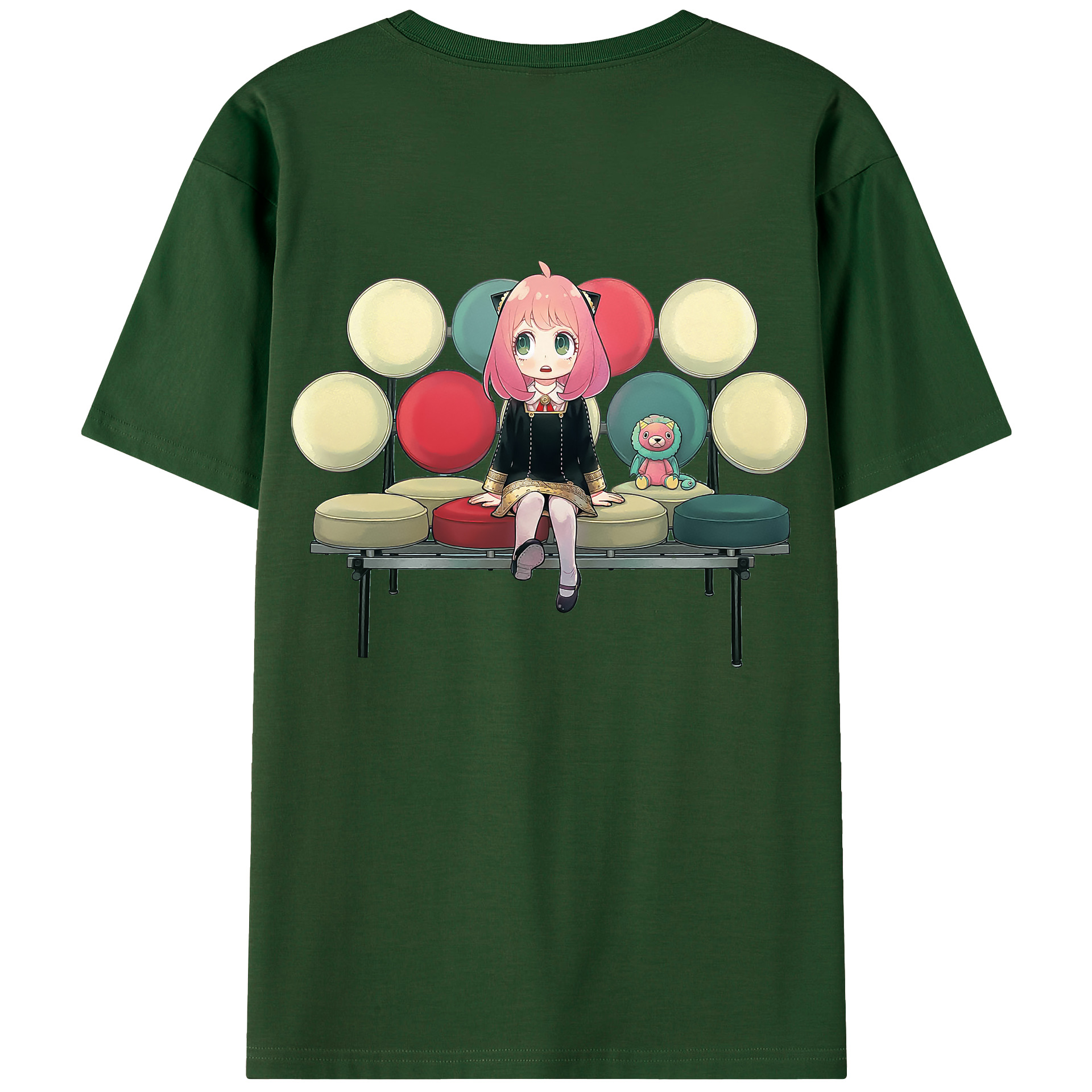 （画像用） SPY×FAMILY间谍家家酒 綿100％半袖Tシャツ（背面プリント）